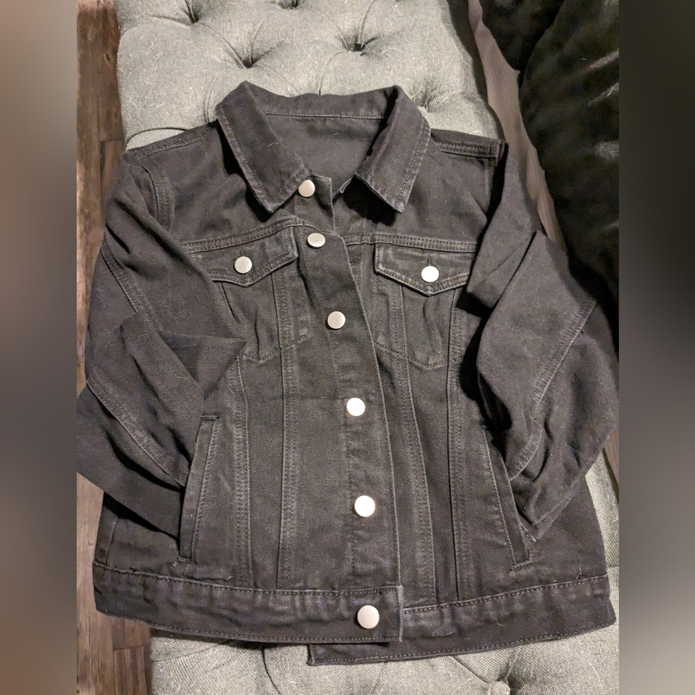 Black jean jacket